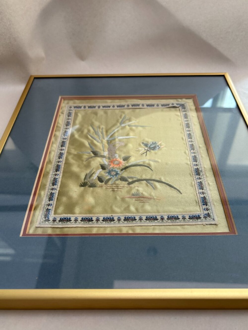 Vintage Silk Embroidery - Framed - Picture 7 of 9